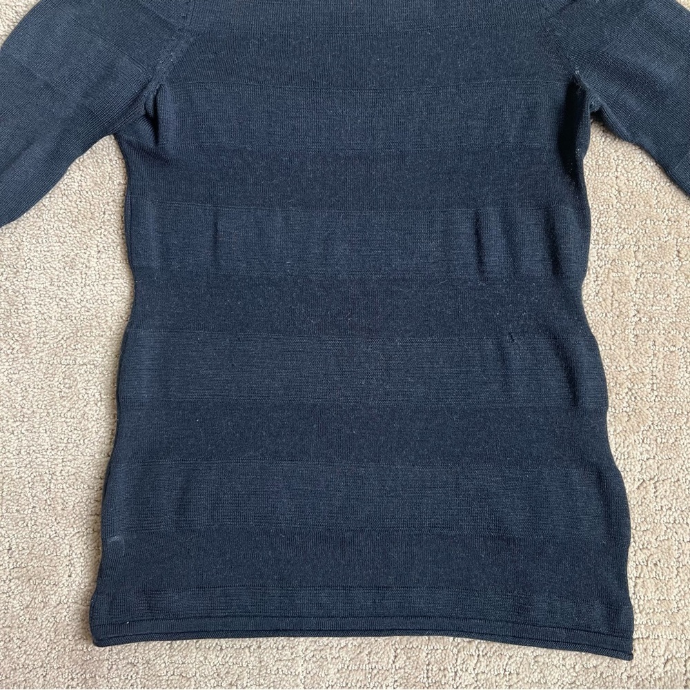 Ann Taylor Loft Petite 3/4 Quarter Sleeve Lightweight Sweater - Picture 3 of 5